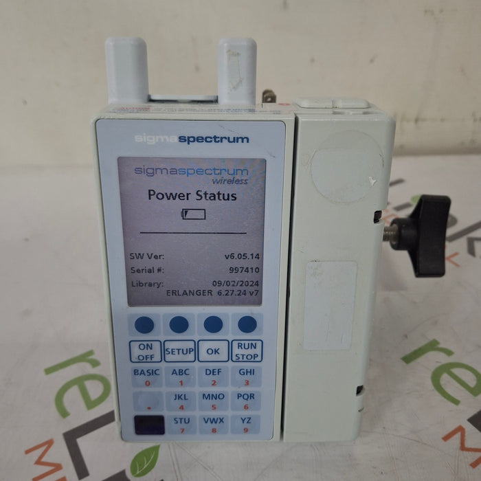 Baxter Baxter Sigma Spectrum 6.05.14 with A/B/G/N Battery Infusion Pump Infusion Pump reLink Medical