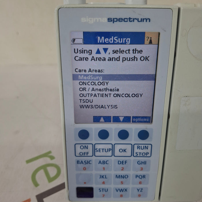 Baxter Baxter Sigma Spectrum 6.05.14 with A/B/G/N Battery Infusion Pump Infusion Pump reLink Medical