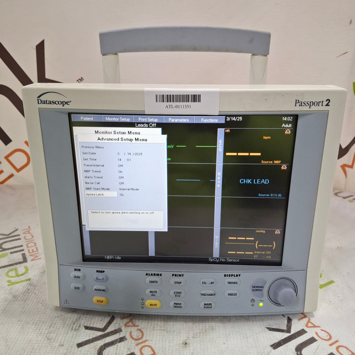 Datascope Datascope Passport 2 Patient Monitor Patient Monitors reLink Medical