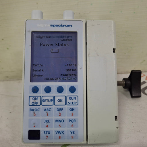 Baxter Baxter Sigma Spectrum 6.05.14 with A/B/G/N Battery Infusion Pump Infusion Pump reLink Medical