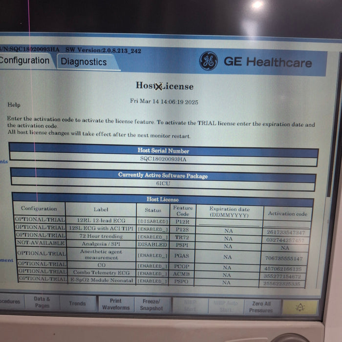 GE Healthcare GE Healthcare Carescape B650 Critical Care Patient Monitor Patient Monitors reLink Medical