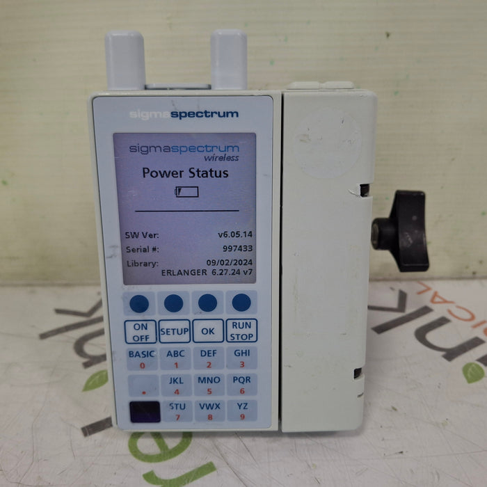 Baxter Baxter Sigma Spectrum 6.05.14 with A/B/G/N Battery Infusion Pump Infusion Pump reLink Medical