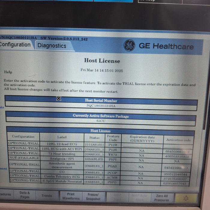 GE Healthcare GE Healthcare Carescape B650 Critical Care Patient Monitor Patient Monitors reLink Medical