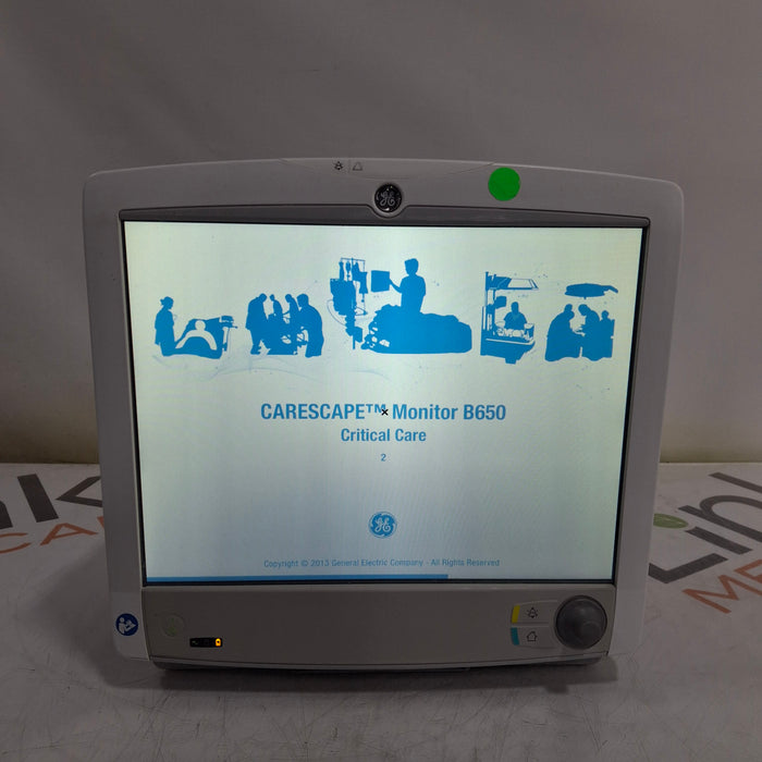 GE Healthcare GE Healthcare Carescape B650 Critical Care Patient Monitor Patient Monitors reLink Medical