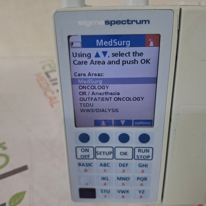 Baxter Baxter Sigma Spectrum 6.05.14 with A/B/G/N Battery Infusion Pump Infusion Pump reLink Medical