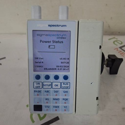 Baxter Baxter Sigma Spectrum 6.05.14 with A/B/G/N Battery Infusion Pump Infusion Pump reLink Medical
