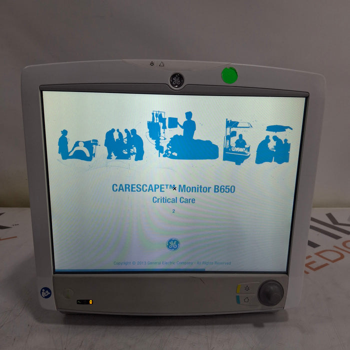 GE Healthcare GE Healthcare Carescape B650 Critical Care Patient Monitor Patient Monitors reLink Medical