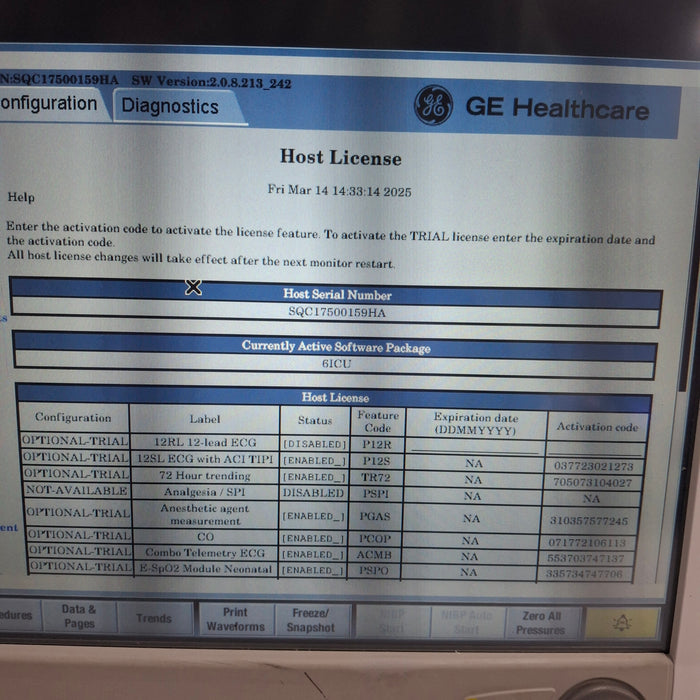GE Healthcare GE Healthcare Carescape B650 Critical Care Patient Monitor Patient Monitors reLink Medical