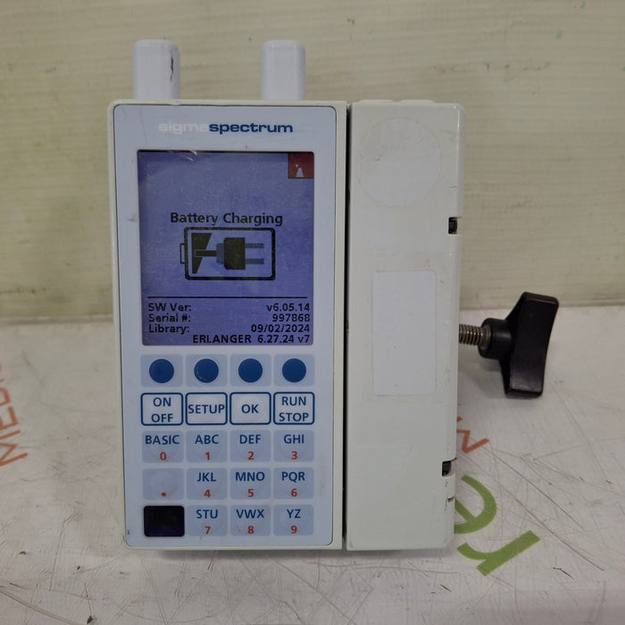 Baxter Baxter Sigma Spectrum 6.05.14 with A/B/G/N Battery Infusion Pump Infusion Pump reLink Medical