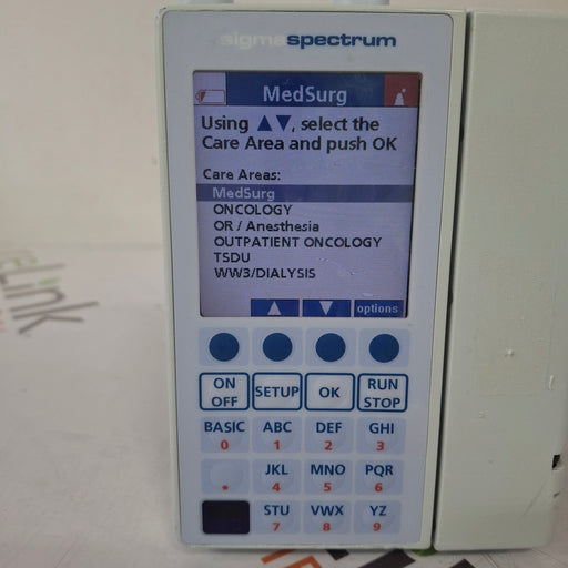 Baxter Baxter Sigma Spectrum 6.05.14 with A/B/G/N Battery Infusion Pump Infusion Pump reLink Medical