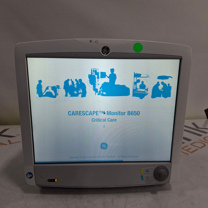 GE Healthcare GE Healthcare Carescape B650 Critical Care Patient Monitor Patient Monitors reLink Medical