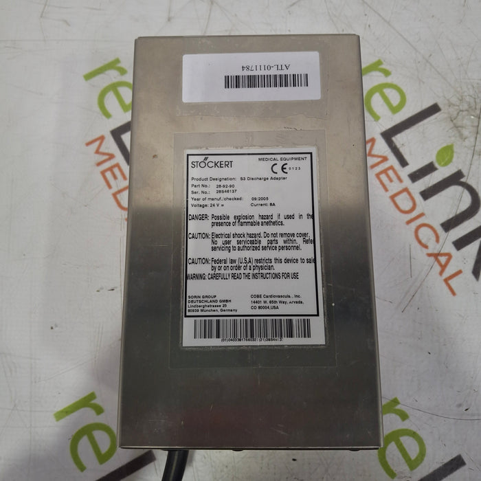 Stockert Stockert S3 Discharge Adapter Cardiology reLink Medical