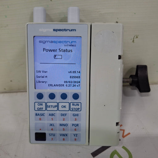 Baxter Baxter Sigma Spectrum 6.05.14 with A/B/G/N Battery Infusion Pump Infusion Pump reLink Medical