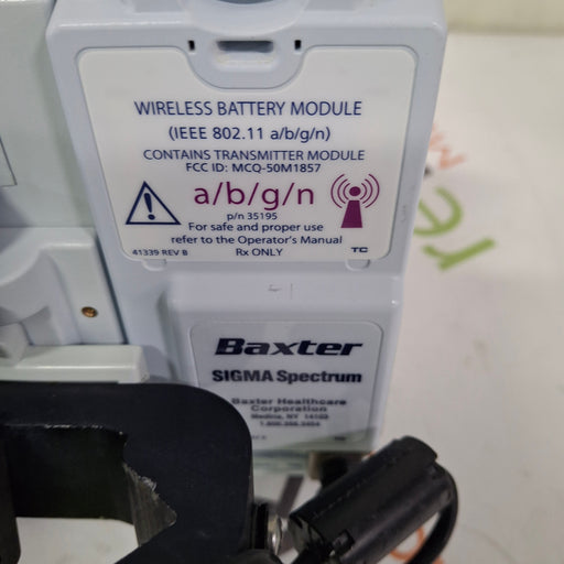 Baxter Baxter Sigma Spectrum 6.05.14 with A/B/G/N Battery Infusion Pump Infusion Pump reLink Medical