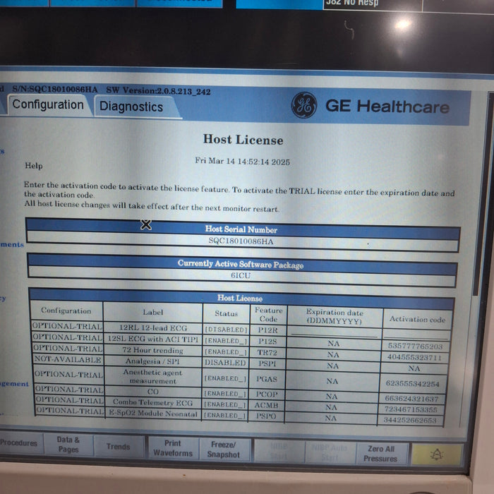 GE Healthcare GE Healthcare Carescape B650 Critical Care Patient Monitor Patient Monitors reLink Medical