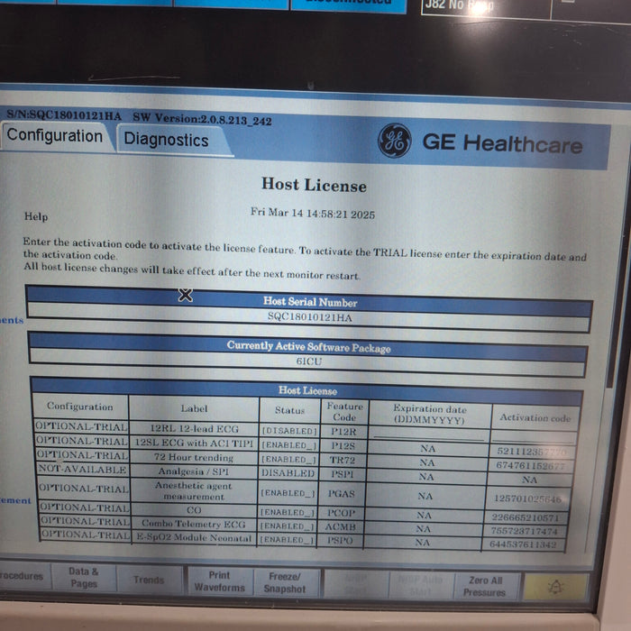 GE Healthcare GE Healthcare Carescape B650 Critical Care Patient Monitor Patient Monitors reLink Medical