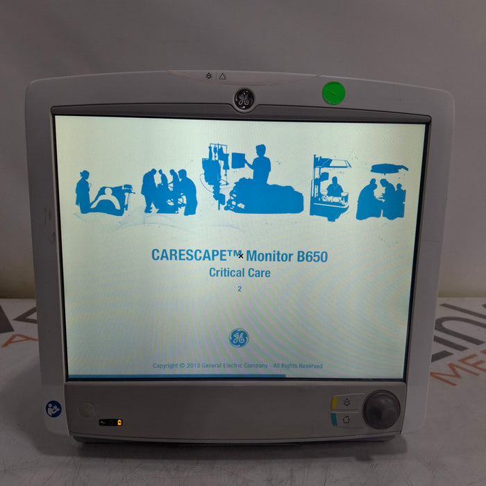 GE Healthcare GE Healthcare Carescape B650 Critical Care Patient Monitor Patient Monitors reLink Medical