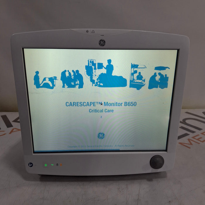 GE Healthcare GE Healthcare Carescape B650 Critical Care Patient Monitor Patient Monitors reLink Medical