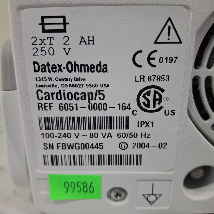 Datex-Ohmeda Datex-Ohmeda Cardiocap 5 Patient Monitor Patient Monitors reLink Medical