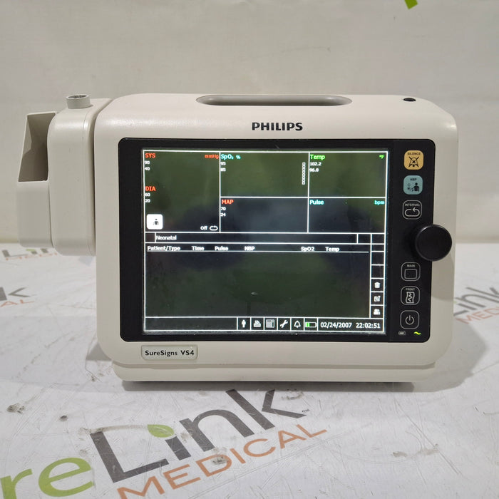 Philips Philips SureSigns VS4 Vital Signs Monitor Patient Monitors reLink Medical