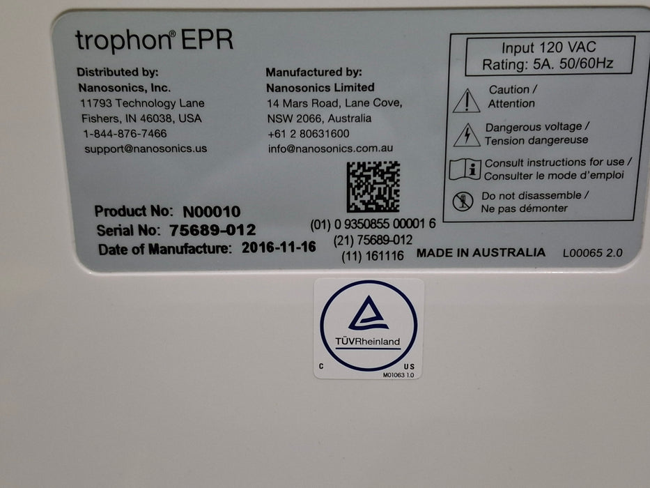NanoSonics NanoSonics Trophon EPR High Level Disinfection Ultrasound reLink Medical