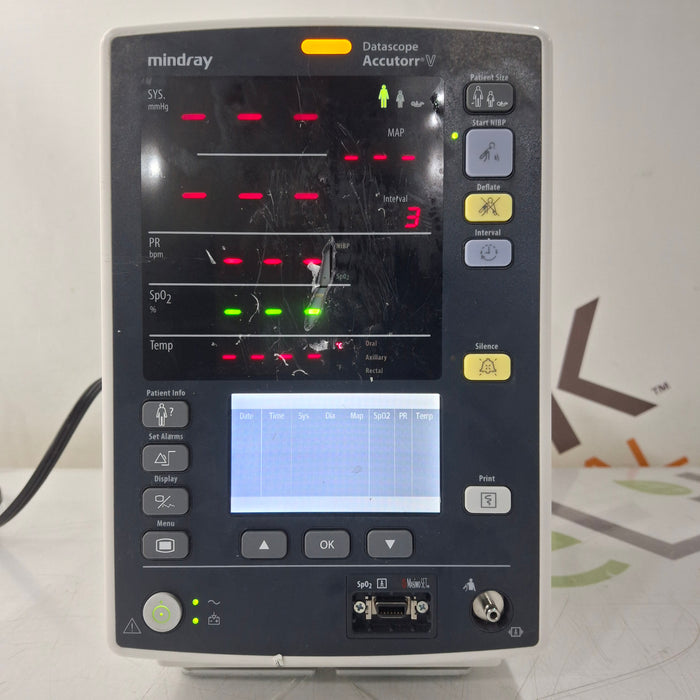 Mindray Mindray Datascope Accutorr V Vital Signs Monitor Patient Monitors reLink Medical