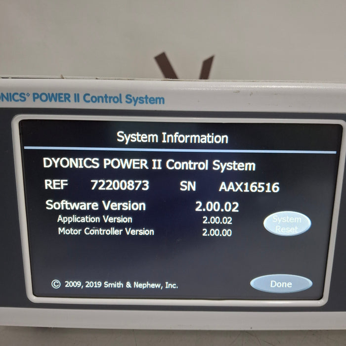 Smith & Nephew Smith & Nephew Dyonics Power II Shaver Control Unit Surgical Equipment reLink Medical