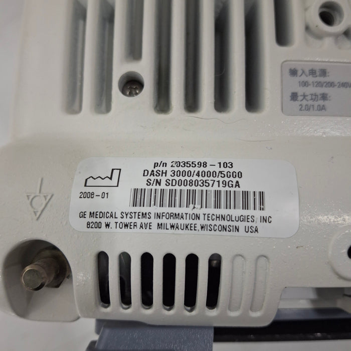 GE Healthcare GE Healthcare Dash 3000 - GE/Nellcor SpO2 Patient Monitor Patient Monitors reLink Medical