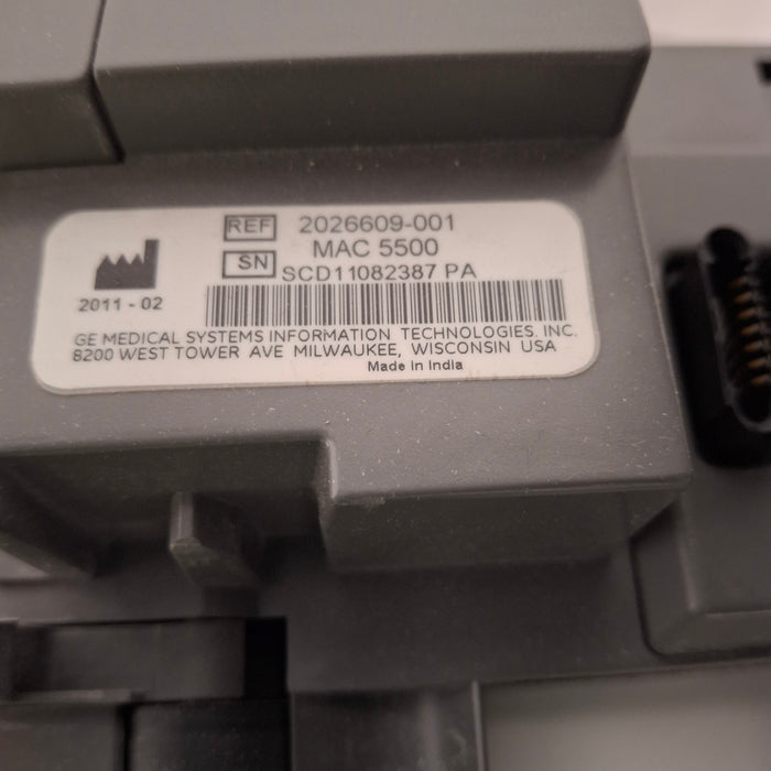 GE Healthcare GE Healthcare MAC 5500 ECG with CAM Module Cardiology reLink Medical