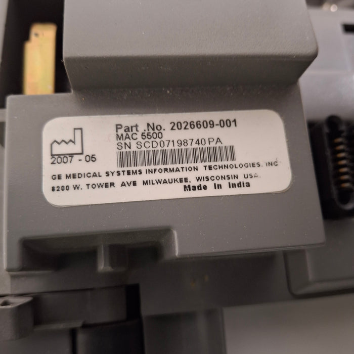 GE Healthcare GE Healthcare MAC 5500 ECG with CAM Module Cardiology reLink Medical
