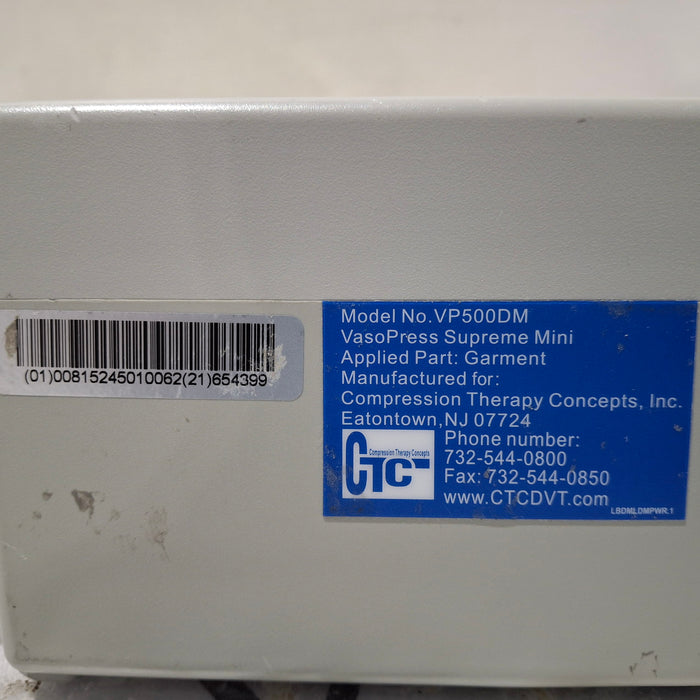 CTC CTC VasoPress Supreme Mini VP500DM Pump Surgical Equipment reLink Medical