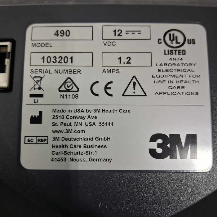 3M 3M Attest Auto-Reader 490 VH202 Sterilization Clinical Lab reLink Medical