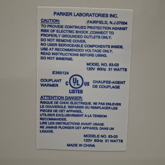 Parker Parker Thermasonic Gel Warmer Surgical Equipment reLink Medical