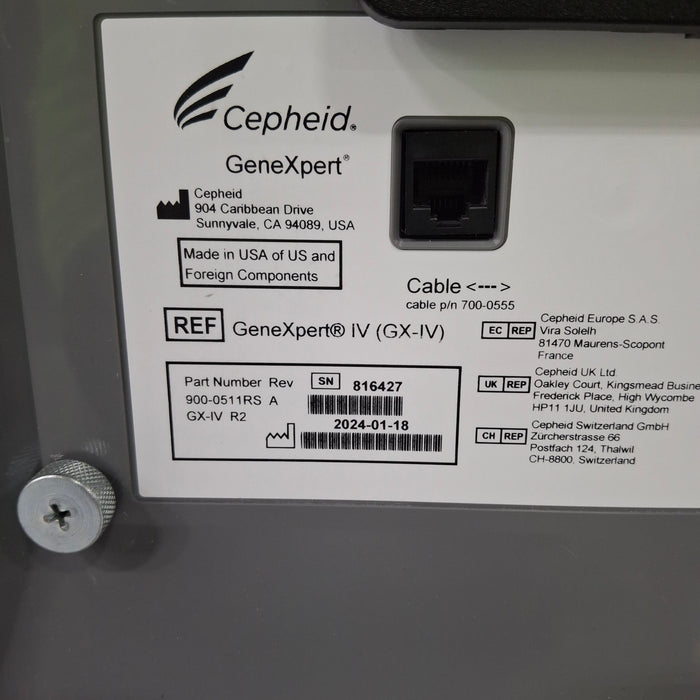 Cepheid Cepheid GeneXpert System IV GX-IV R2 Molecular Diagnostic Clinical Research Lab reLink Medical