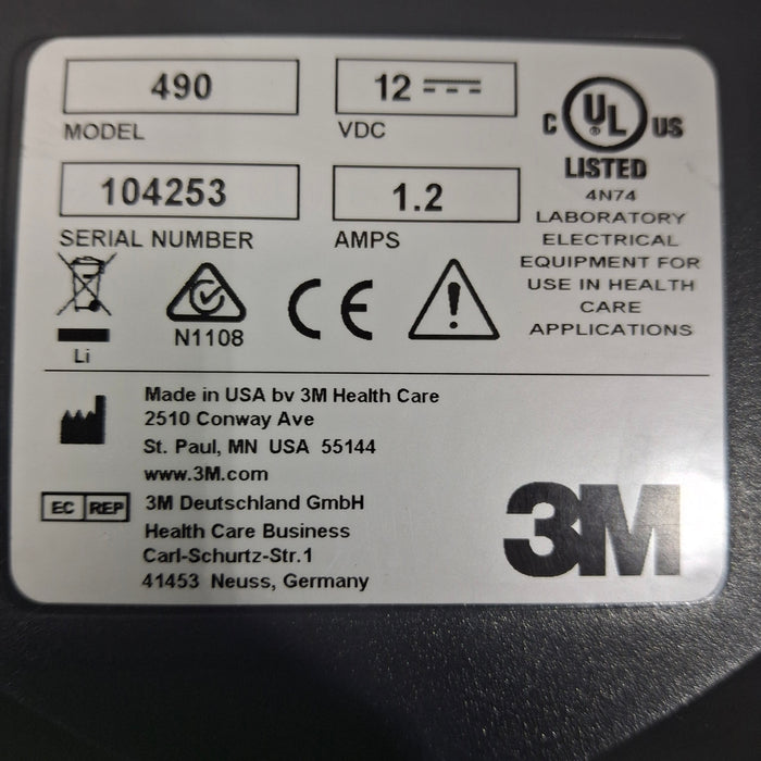 3M 3M Attest Auto-Reader 490 VH202 Sterilization Clinical Lab reLink Medical