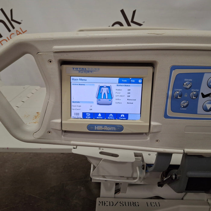 Hill-Rom Hill-Rom TotalCare P1900 w/ SpO2RT Upgrade Kit ICU Bed Beds & Stretchers reLink Medical