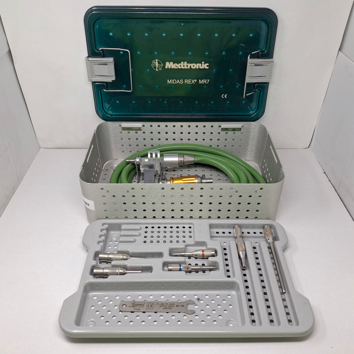 Medtronic Medtronic Midas Rex MR7 Pneumatic Drill Set Surgical Sets reLink Medical