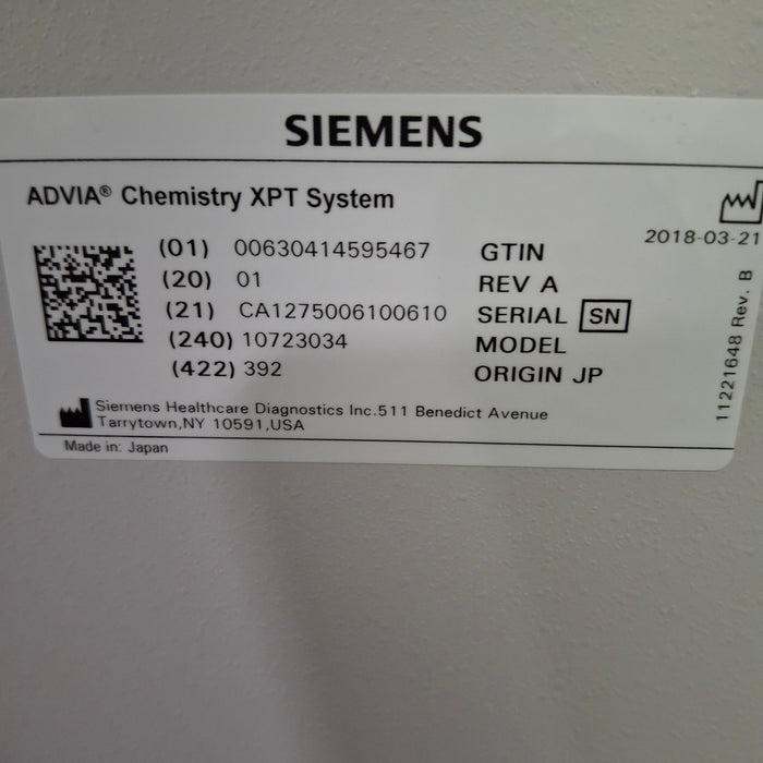 Siemens Siemens Advia Chemistry XPT Immunoassay System Clinical Lab reLink Medical