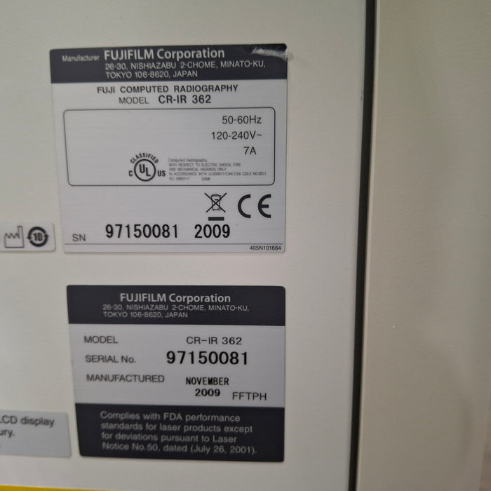 Fujifilm Fujifilm CR-IR 362 FCR XG2000 Film Digitizer CR and Imagers reLink Medical