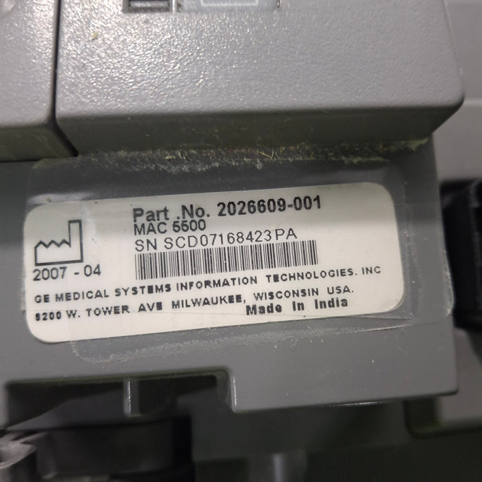 GE Healthcare GE Healthcare MAC 5500 ECG with CAM Module Cardiology reLink Medical