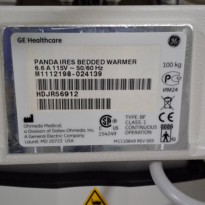 GE Healthcare GE Healthcare Panda IRES Infant Warmer Infant Warmers and Incubators reLink Medical