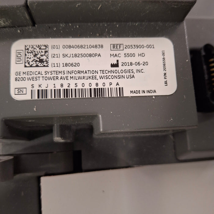 GE Healthcare GE Healthcare MAC 5500 HD ECG with CAM Module Cardiology reLink Medical
