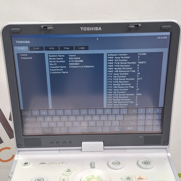 Toshiba Toshiba SSA-640A Viamo Portable Ultrasound Ultrasound reLink Medical