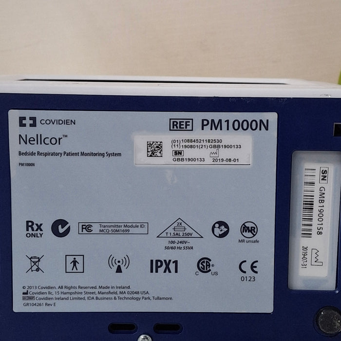 Covidien Covidien PM1000N Nellcor Bedside SPO2 Monitor Patient Monitors reLink Medical