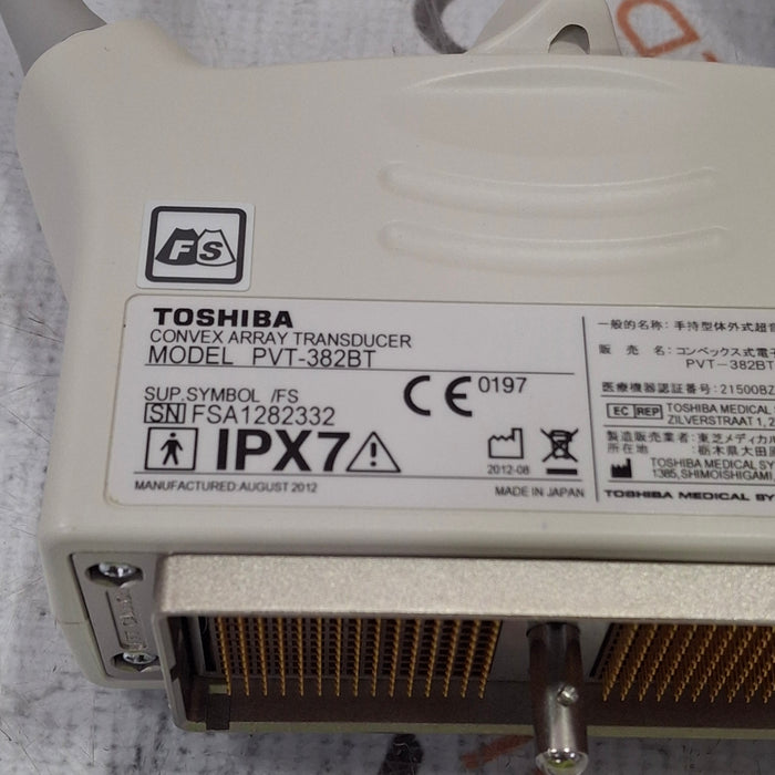 Toshiba Toshiba PVT-382BT Micro Convex Transducer Ultrasound Probes reLink Medical