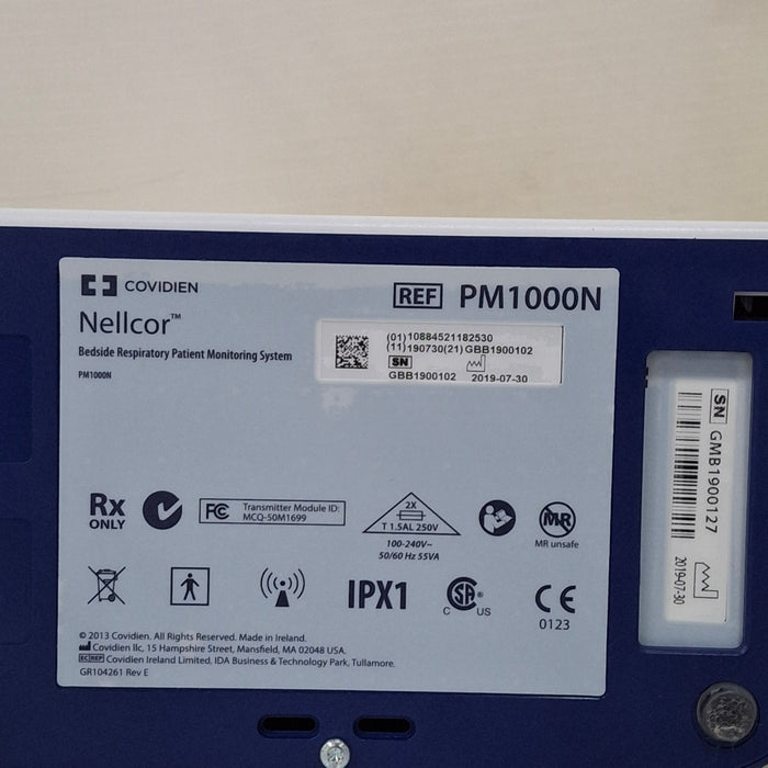 Covidien Covidien PM1000N Nellcor Bedside SPO2 Monitor Patient Monitors reLink Medical