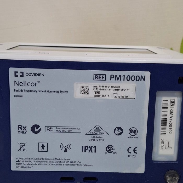 Covidien Covidien PM1000N Nellcor Bedside SPO2 Monitor Patient Monitors reLink Medical