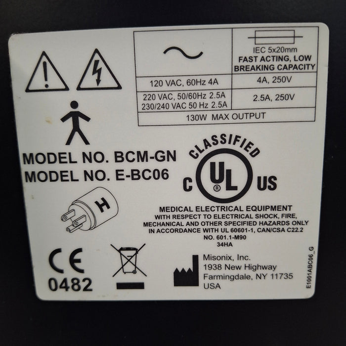 Misonix, Inc. BCM-GN BoneScalpel Generator