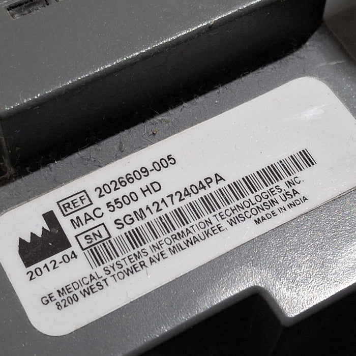 GE Healthcare GE Healthcare MAC 5500 HD ECG without CAM Module Cardiology reLink Medical