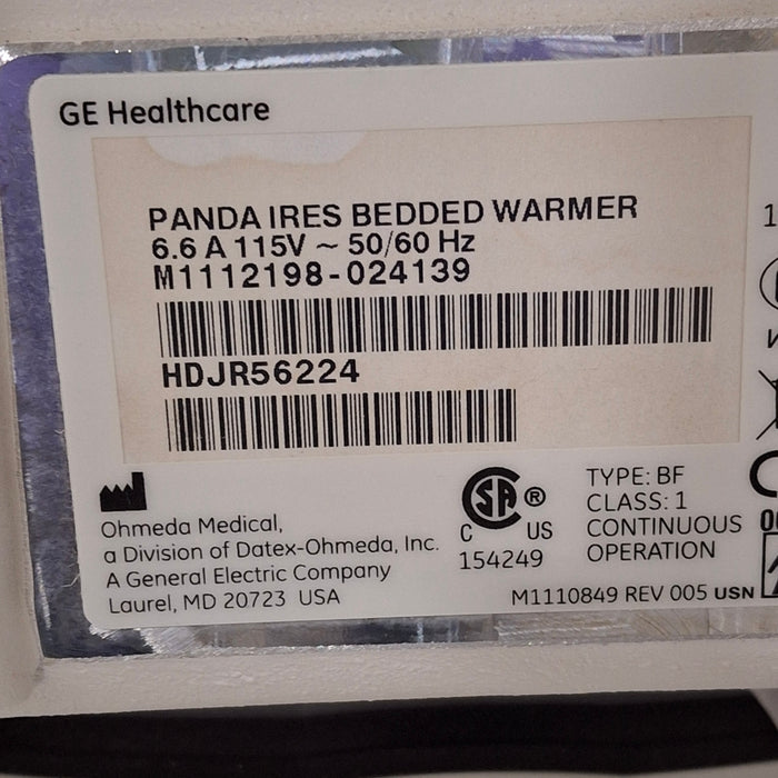 GE Healthcare GE Healthcare Panda IRES Infant Warmer Infant Warmers and Incubators reLink Medical
